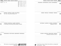 Organizer Succes Cadiz inclusief Mini inhoud 2026 sluitclip bruin-2