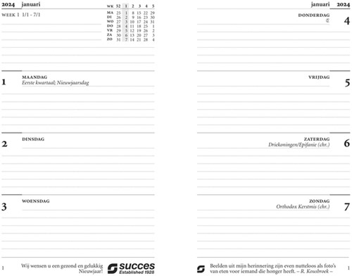 Agendavulling 2026 Succes Senior 7dagen/2pagina's-2