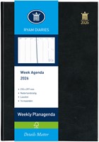 Agenda 2027 Ryam Weekly Mundior 7dagen/2pagina's zwart