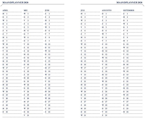 Agenda 2026 Ryam Memoplan 7 Mundior 7dagen/2pagina's zwart-3