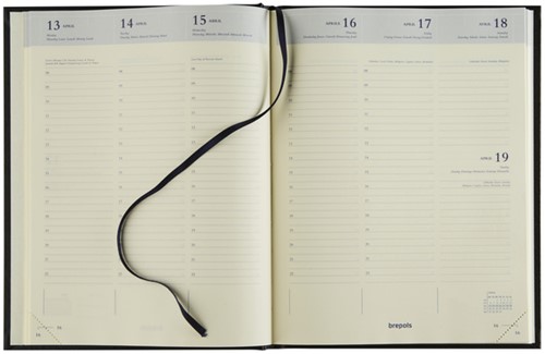 Agenda 2027 Brepols Timing Lima 7dagen/2pagina's zestalig zwart-2