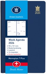 Agenda 2027 Ryam Memoplan 7 Plus Mundior 7dagen/2pagina's assorti