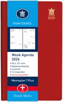 Agenda 2027 Ryam Memoplan 7 Plus Mundior 7dagen/2pagina's assorti-2