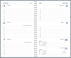 Agendavulling 2026 Ryam Memoplan 7 7dagen/2pagina's wit