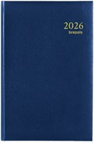 Agenda 2026 Brepols Saturnus Lima 7dagen/2pagina's blauw