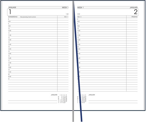 Agenda 2026 Ryam Efficiency Baladek 1dag/1pagina zwart-2