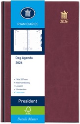 Agenda 2027 Ryam President 1dag/1pagina bordeaux