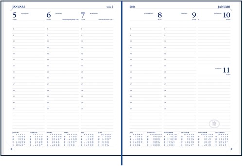 Agenda 2026 Ryam Weekplan Mundior 7dagen/2pagina's bordeaux-2