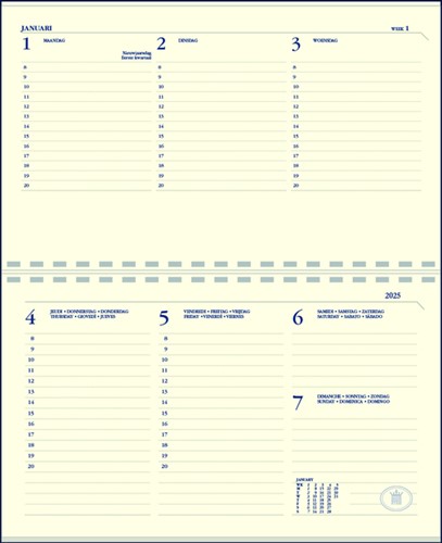 Agenda 2026 Ryam Compact Suprema 7dagen/2pagina's ringplastic bordeaux-2