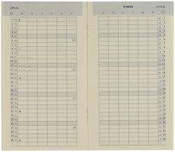 Agendavulling 2027 Brepols Plan-O-Rama 1maand/2pagina's