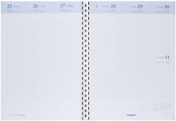 Agendavulling 2027 Brepols Timing 7dagen/2pagina's spiraal wit
