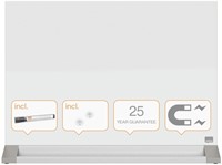 Desktop glasbord Nobo vrijstaand magnetisch 58,5x44,7cm-3