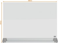 Desktop glasbord Nobo vrijstaand magnetisch 58,5x44,7cm-5