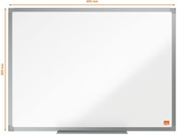 Whiteboard Nobo Essence 30x45cm staal-4