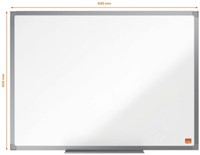 Whiteboard Nobo Essence 45x60cm staal-2