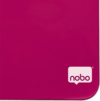 Whiteboard Nobo tegel 36x36cm roze magnetisch-9