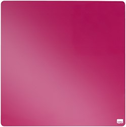 Whiteboard Nobo tegel 36x36cm roze magnetisch