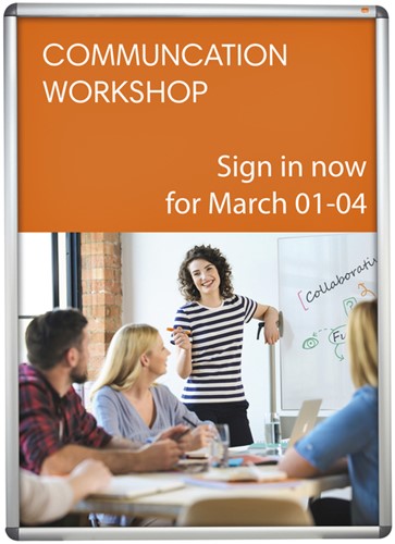 Kliklijst Nobo Essence A0 118x84,1cm aluminium-2