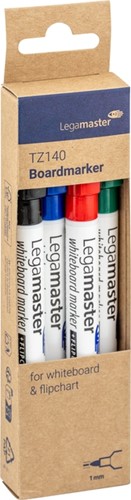 Whiteboardmarker Legamaster TZ 140 rond 1mm assorti blister à 4 stuks-2
