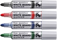 Whiteboardmarker Pentel MWL5M Maxiflo rond 3mm rood-2