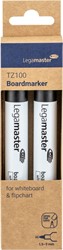 Whiteboardmarker Legamaster TZ 100 rond 1.5-3mm zwart blister à 2 stuks