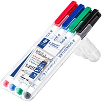 Whiteboardmarker Staedtler 301 rond assorti 1mm 4stuks-2