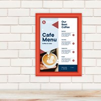 Kliklijst Europel A4 25mm rood-2