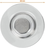 Glasbordmagneet Nobo extra sterk 32mm 10 stuks-3