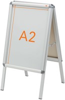 Stoepbord Nobo A2 47,5x89cm met kliklijst-2