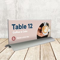Tafelnaambord Europel 105x297mm acryl aluminium-3