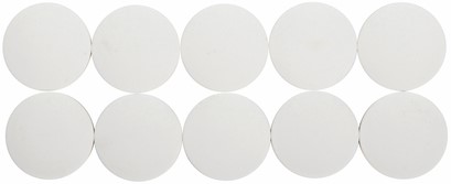 Magneet MAUL Solid 38mm 2500gr wit 10 stuks