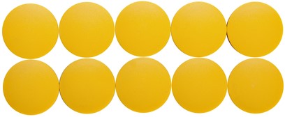 Magneet MAUL Solid 38mm 2500gr geel 10 stuks