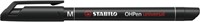 Viltstift STABILO OHpen 843/46 permanent rond medium zwart-1