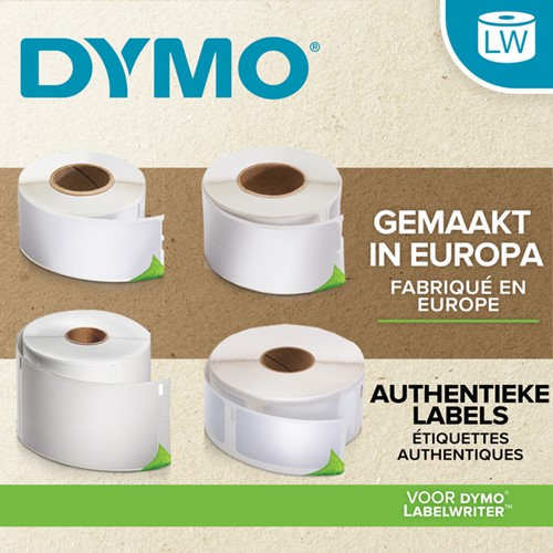 Etiket Dymo LabelWriter naamkaart hangmap 12x50mm 1 rol á 220 stuks wit-2