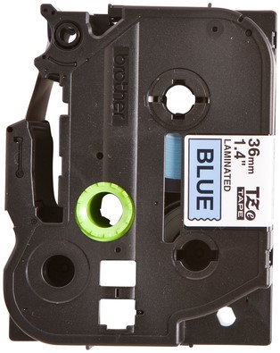 Labeltape Brother P-touch TZe-561 standaard 36mm zwart op blauw-2