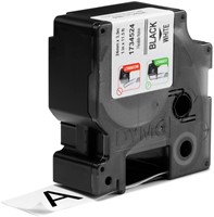 Labeltape Dymo Rhino industrieel nylon 24mm zwart op wit-2