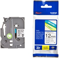 Labeltape Brother P-touch TZe-231 standaard 12mm zwart op wit-3
