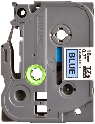 Labeltape Brother P-touch TZe-541 standaard 18mm zwart op blauw-2