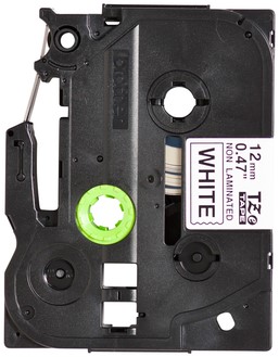Labeltape Brother P-touch TZe-N231 ongelamineerd 12mm zwart op wit-2