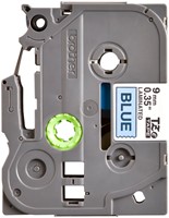 Labeltape Brother P-touch TZe-521 standaard 9mm zwart op blauw-2