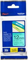 Labeltape Brother P-touch TZe-731 standaard 12mm zwart op groen