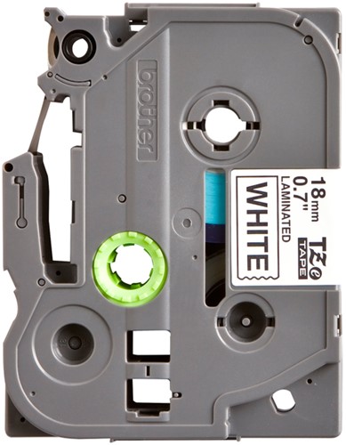 Labeltape Brother P-touch TZe-241 standaard 18mm zwart op wit-2