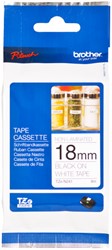 Labeltape Brother P-touch TZe-N241 ongelamineerd 18mm zwart op wit