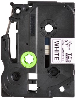 Labeltape Brother P-touch TZe-N241 ongelamineerd 18mm zwart op wit-2