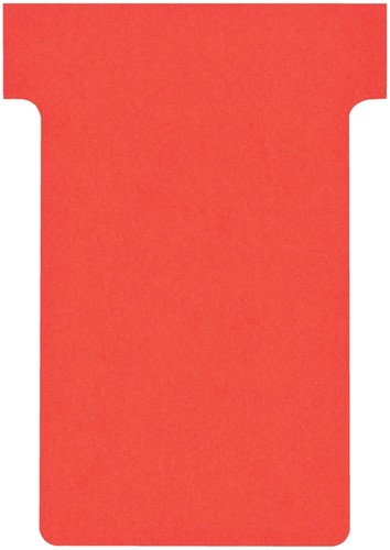T-kaart Nobo nr.2 48mm rood 100 stuks