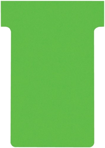 T-kaart Nobo nr.2 48mm groen 100 stuks