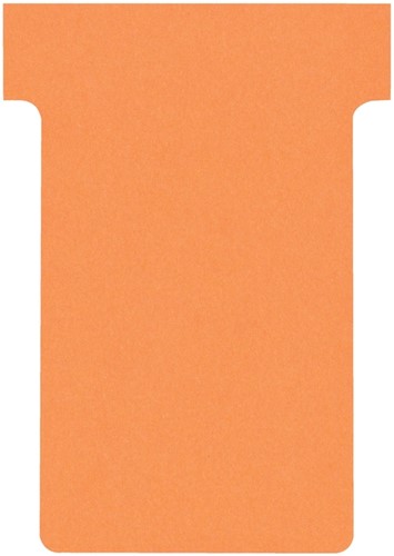 T-kaart Nobo nr.2 48mm oranje 100 stuks
