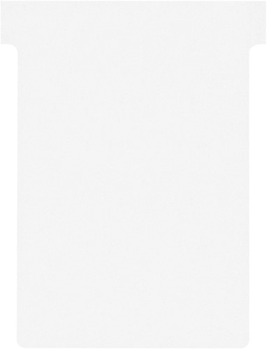 T-kaart Nobo nr.3 80mm wit 100 stuks