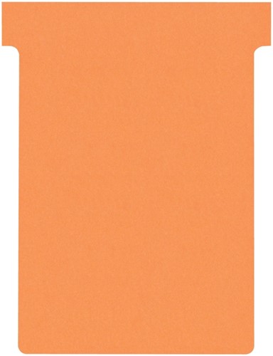 T-kaart Nobo nr.3 80mm oranje 100 stuks
