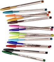 Balpen Bic Cristal large multicolour assorti 15 stuks-2
